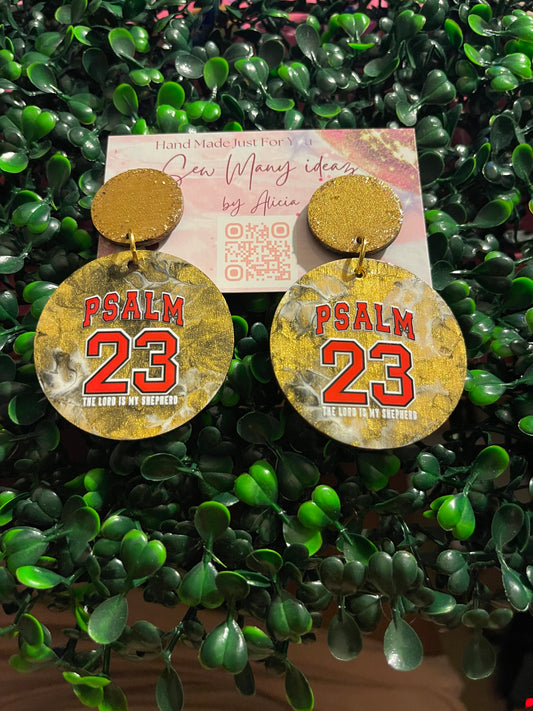 Psalm 23 Jamaica Inspired Earrings – Handmade Faith Collection